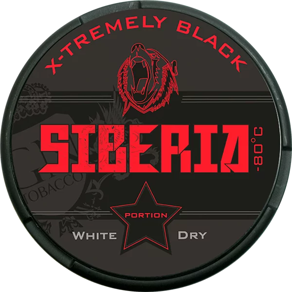 Siberia X-Tremely Black White Dry - 120 Dosen