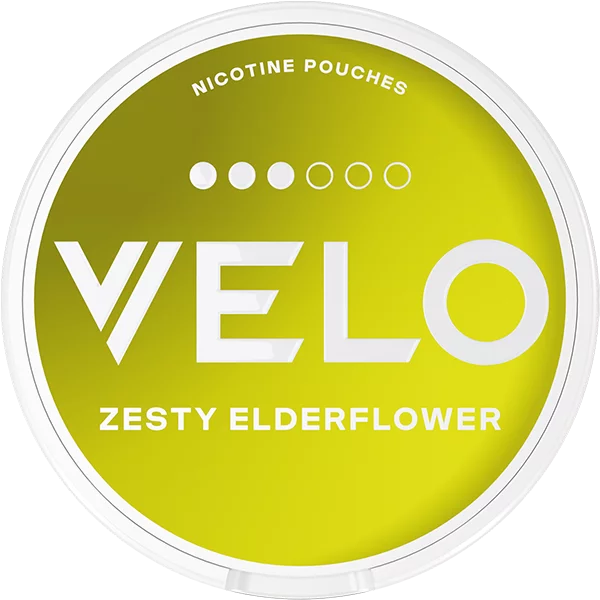 Velo Zesty Elderflower Strong Slim - 120 Dosen