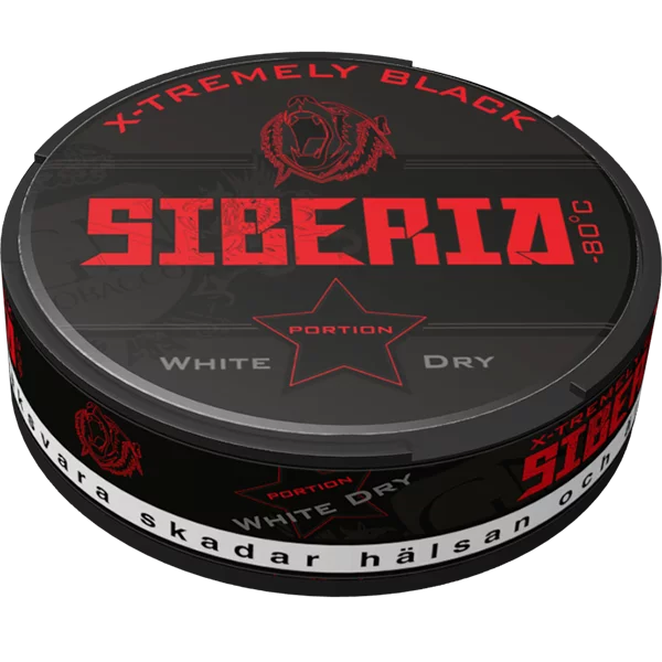 Siberia X-Tremely Black White Dry - 120 Dosen