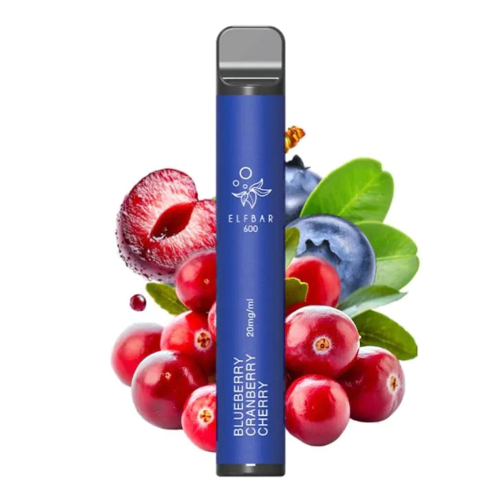 Elfbar 600 - Blueberry Cranberry Cherry 20mg - 20 Stück