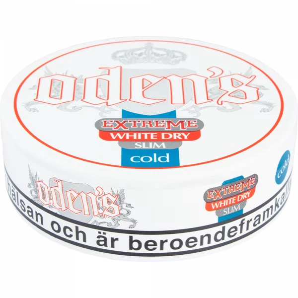 Odens Extreme Cold Slim White Dry - 120 Dosen