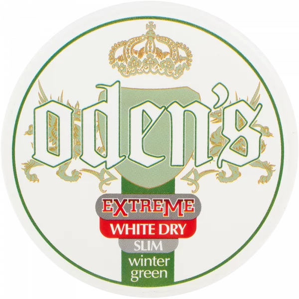 Odens Extreme Wintergreen Slim White Dry - 120 Dosen