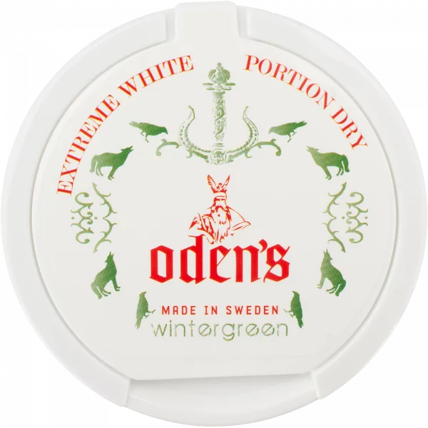 Odens Extreme Wintergreen White Dry - 120 Dosen