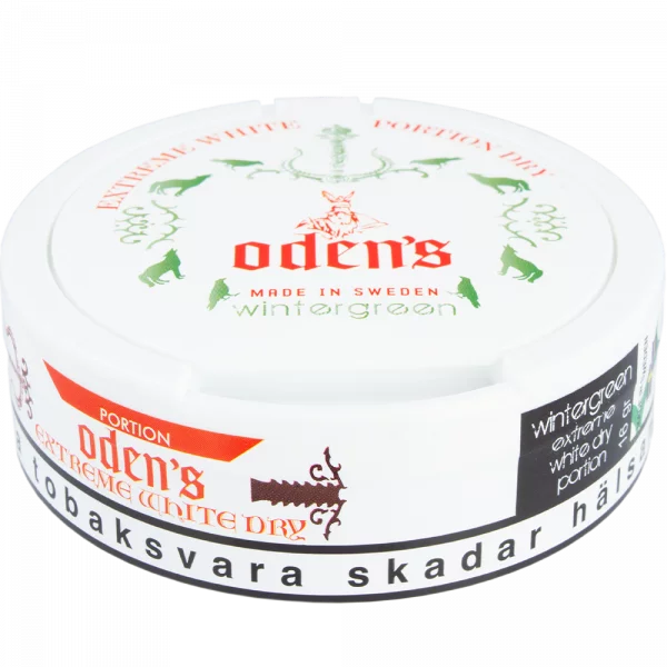 Odens Extreme Wintergreen White Dry - 120 Dosen